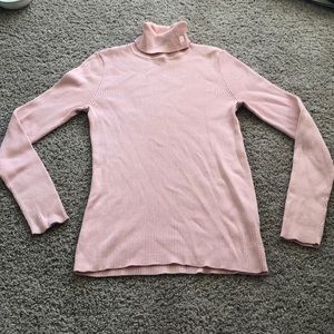 Baby pink Ralph Lauren turtleneck